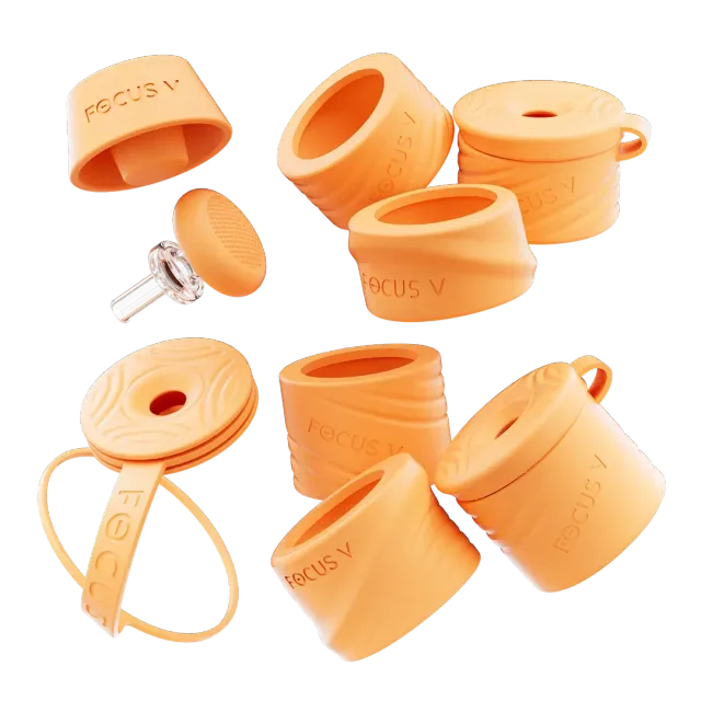 Focus V CARTA Swivel accessoireset silicone tangerine