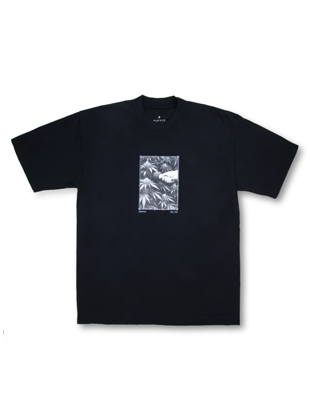 Puffco Plants & Humans Tee shirt zwart katoen