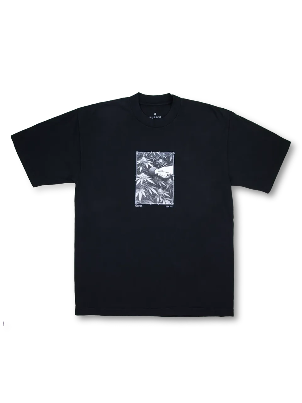 Puffco Plants & Humans Tee shirt zwart katoen