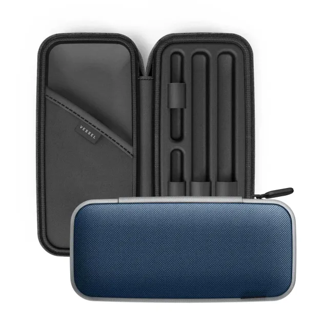Vessel Rover Navy case opbergtas 2 batterijen