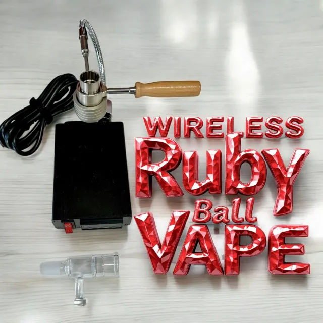 Divine Tribe Ruby Hybrid ball vape draadloos kit met bowl 18mm