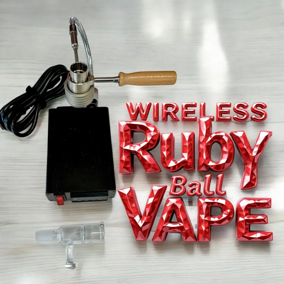 Divine Tribe Ruby Hybrid ball vape draadloos kit met bowl 18mm