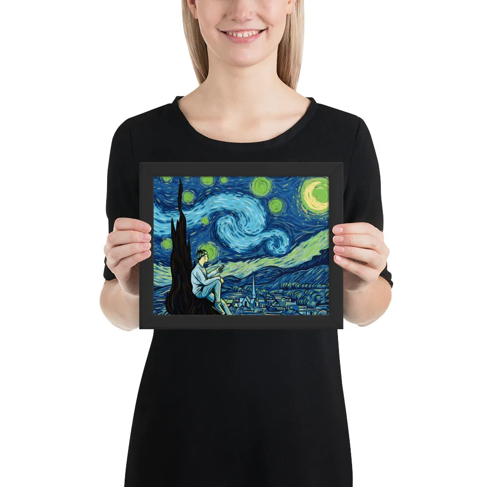 Focus V CARTA Starry Night art print ingelijst 20x25 cm