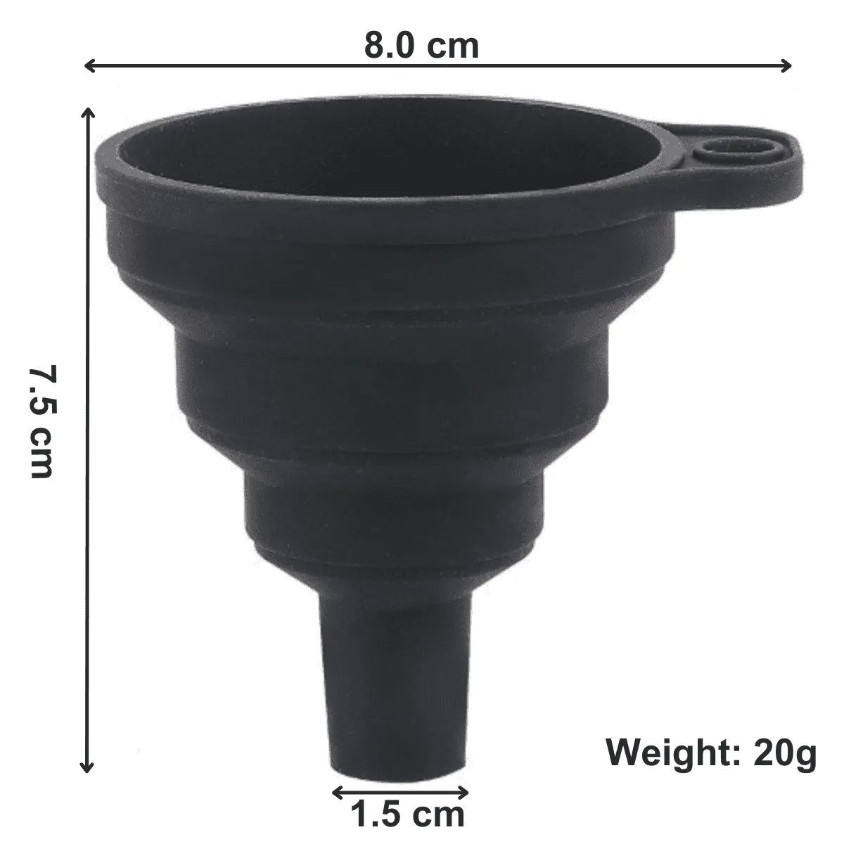 JCVAP Collapsible Funnel trechter silicone food-grade