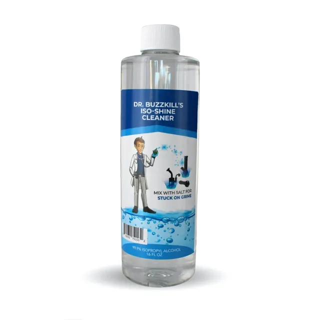Dr. Buzzkill Iso Shine reiniger 16oz glas