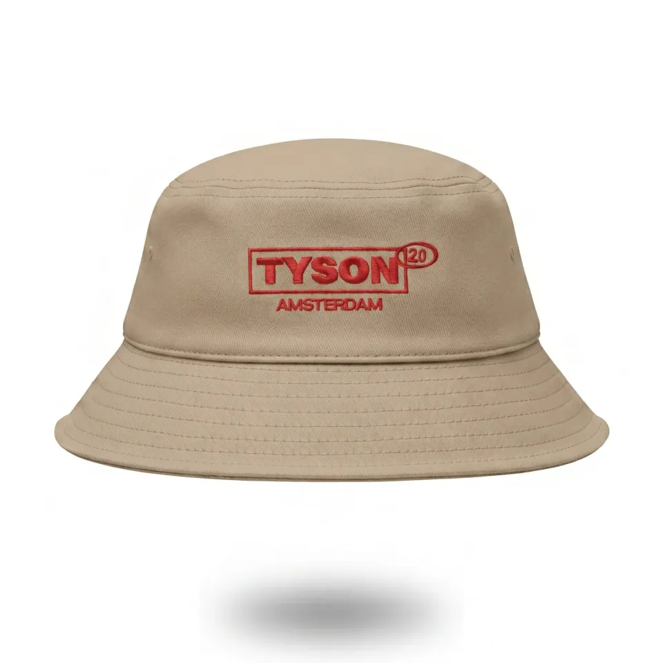 Tyson 2.0 Bucket Hat katoen Beige one size