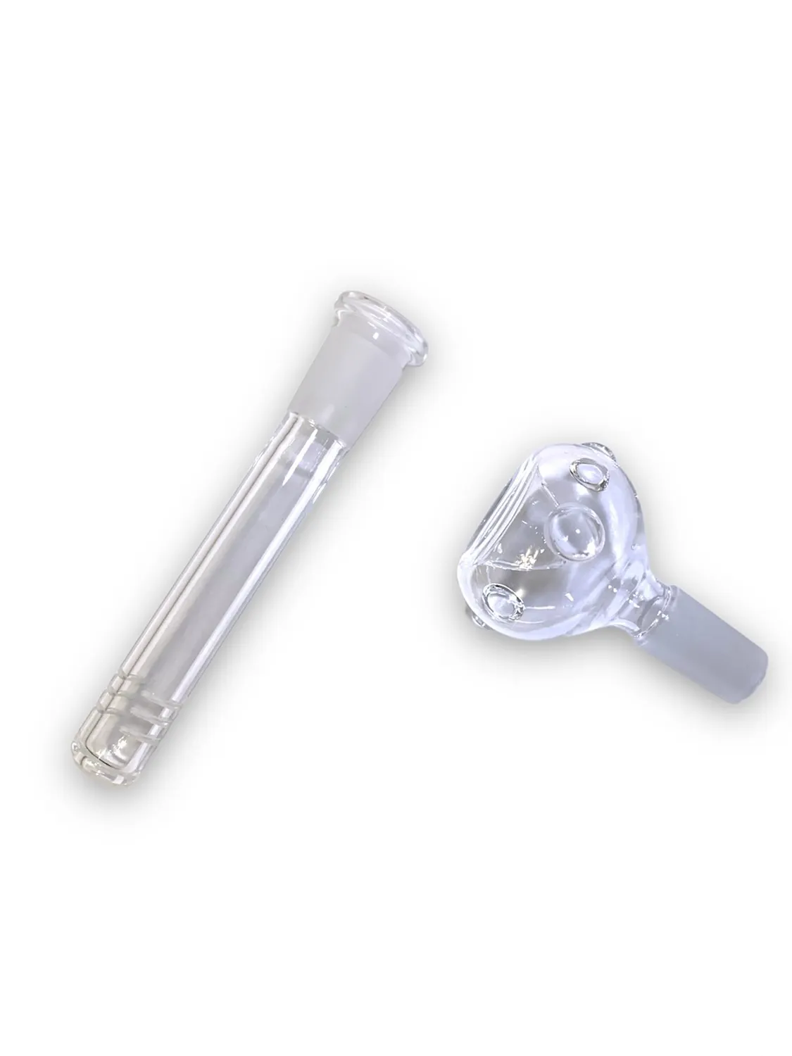 Divine Tribe Thick Glass Straight bong 14mm met bowl dik glas