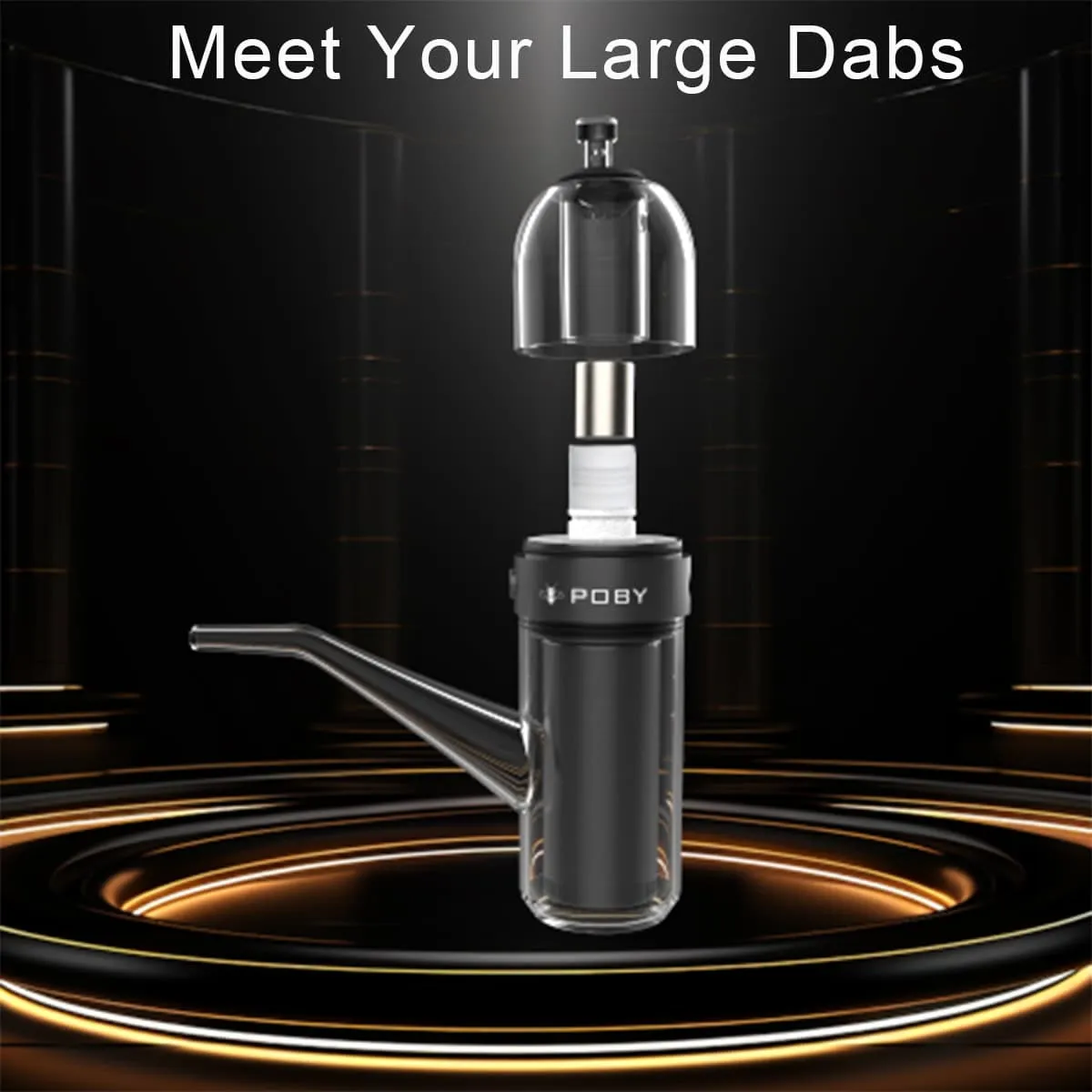 JCVAP Poby LE V2 elektrische dab rig met XL insert