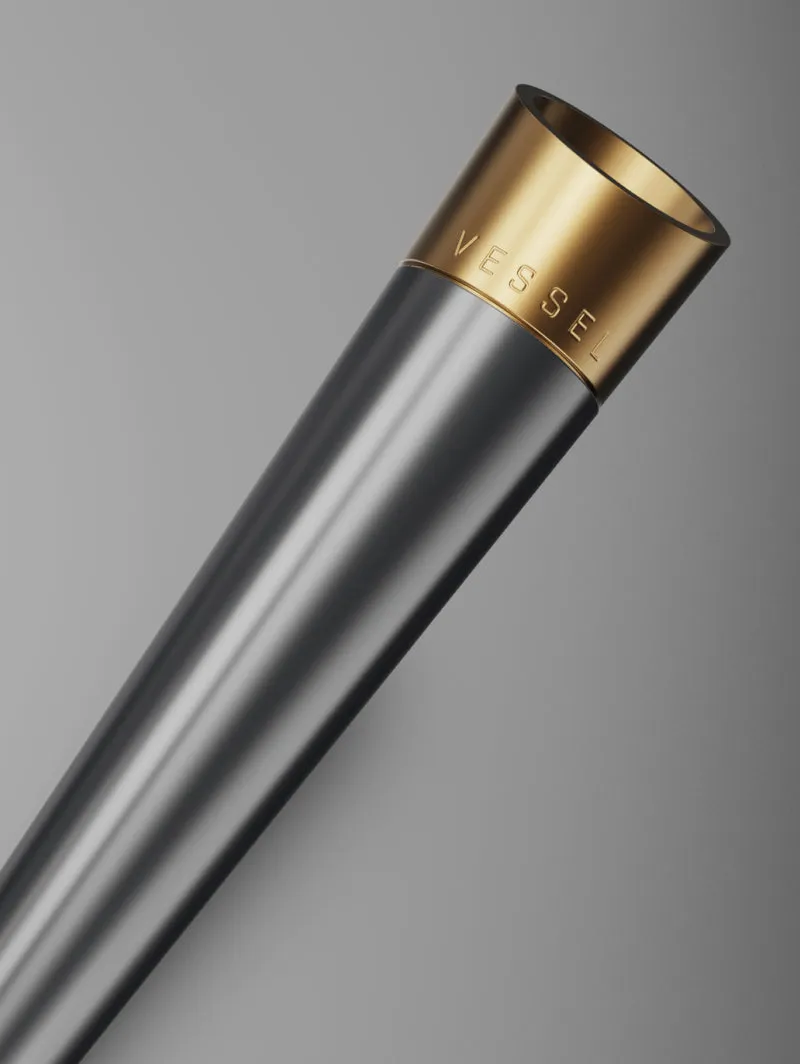 Vessel Cone one-hitter gunmetal – dry herb pijpje 0,4 g