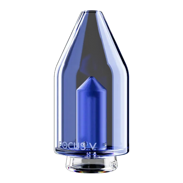 Focus V CARTA Glass Top glazen opzetstuk blauw translucent
