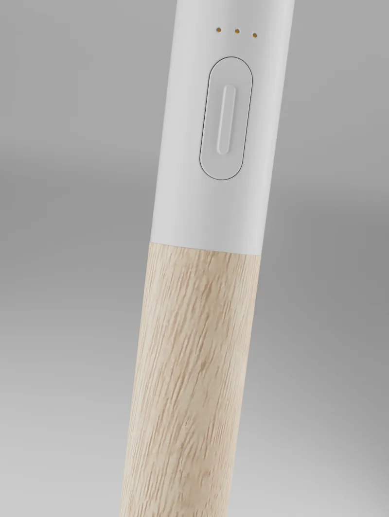 Vessel Craftsman White vaporizer beukenhout pen