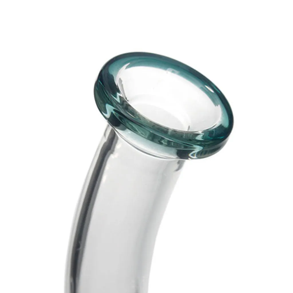 Hittn Double Chamber Recycler dab rig lake green 14mm