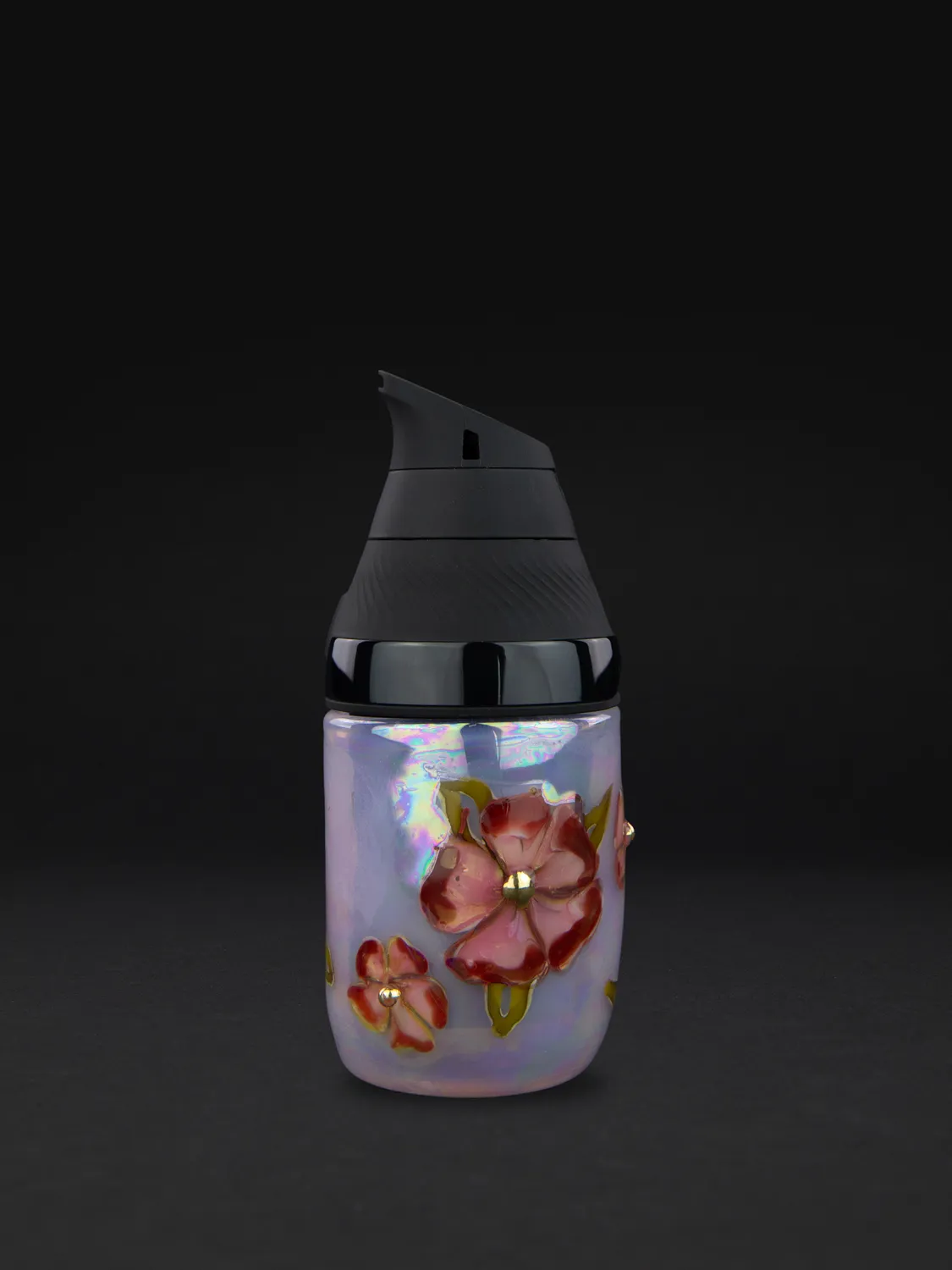 Puffco Blossom glazen opzetstuk iriserend bloem