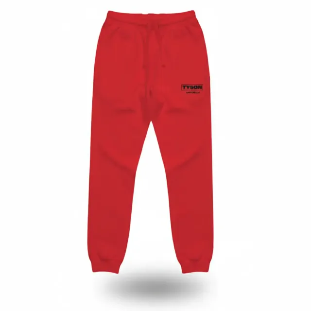 Tyson 2.0 Logo sweatpants rood katoen unisex