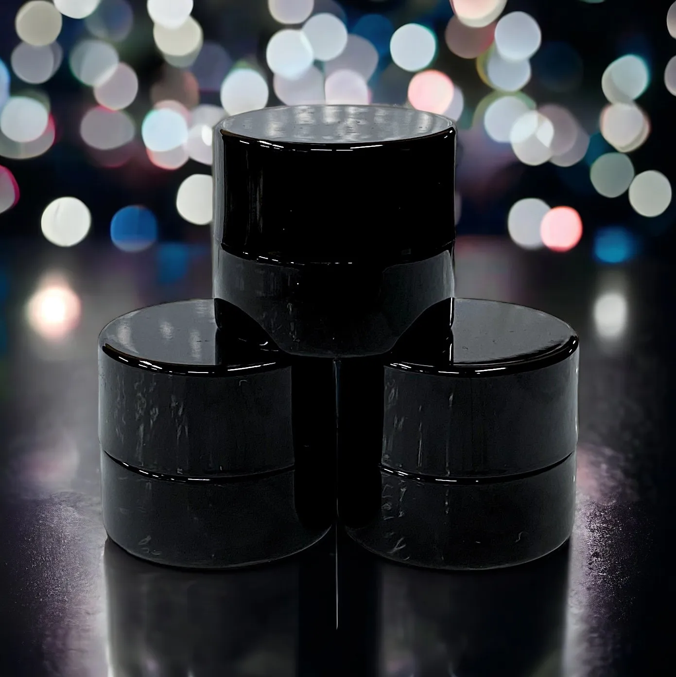 Divine Tribe UV glazen pot 5ml kindveilig luchtdicht zwart glas